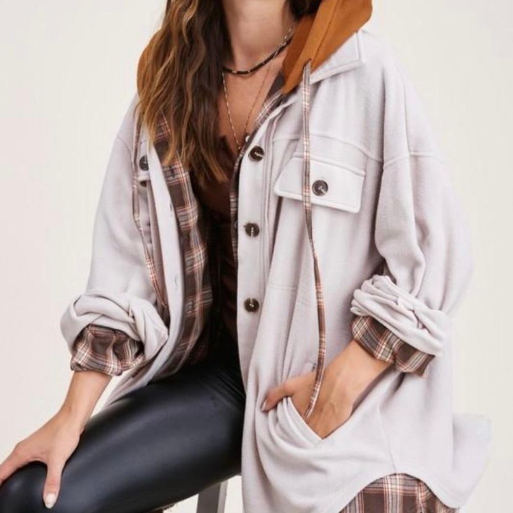 Sunset Mist Colored Fleece Jacket